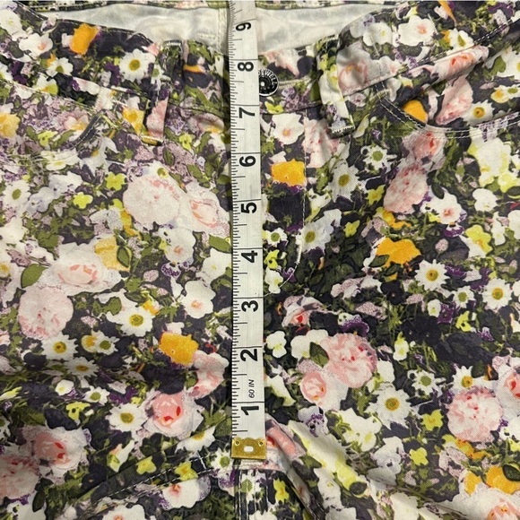 Madewell Women's Skinny Skinny Ankle Jeans Sz 29 Floral Boho Preppy Stretch - Picture 9 of 13